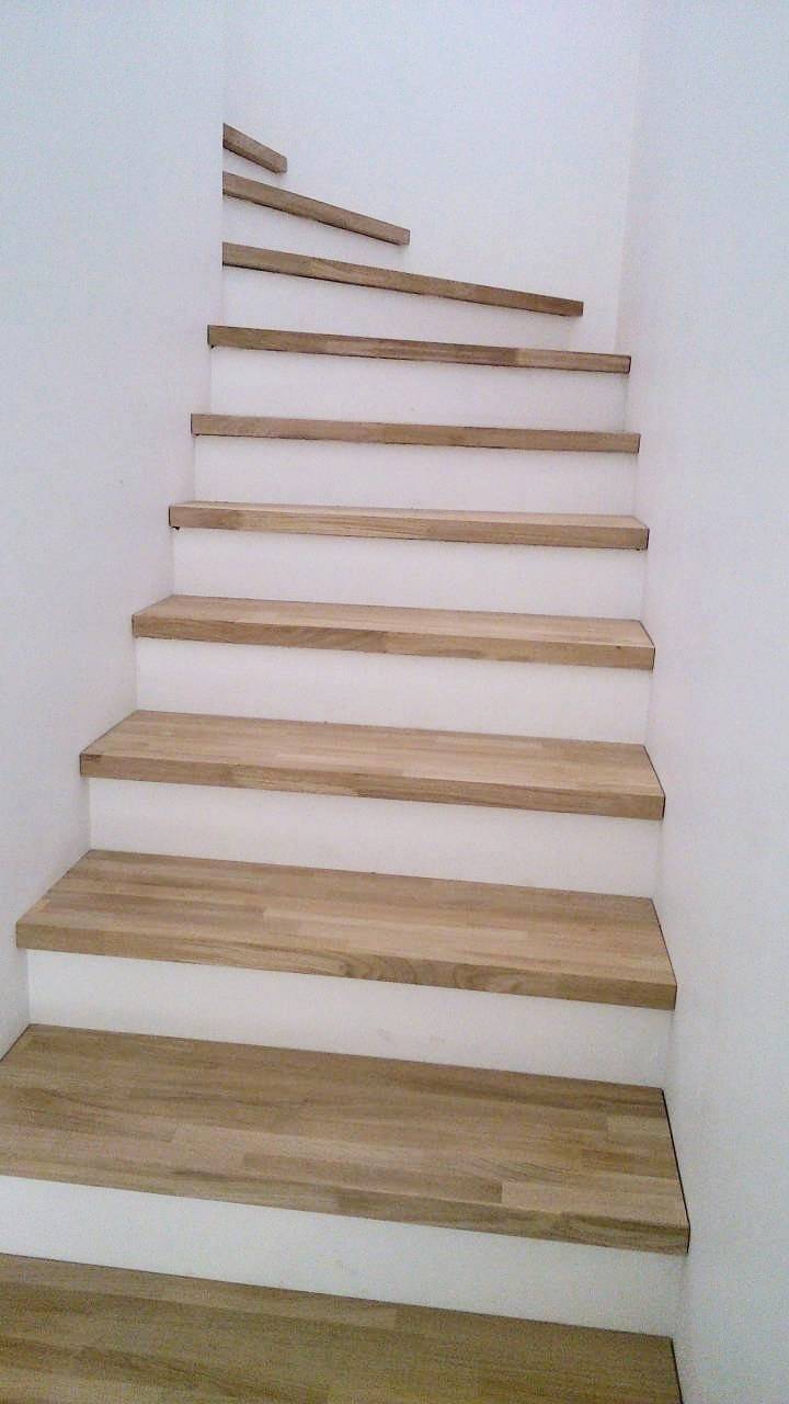 Comment faire pour habiller en bois les marches d'un escalier béton