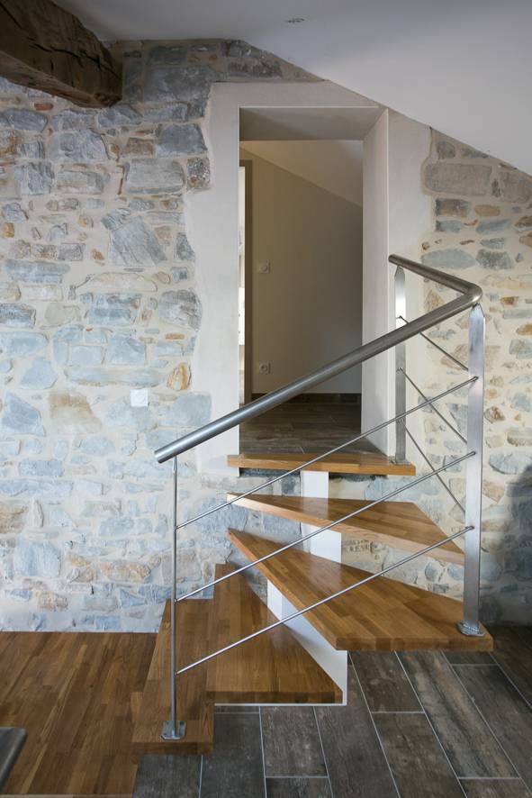 Escalier design pour rénovation conseil et fabrication BAYONNE